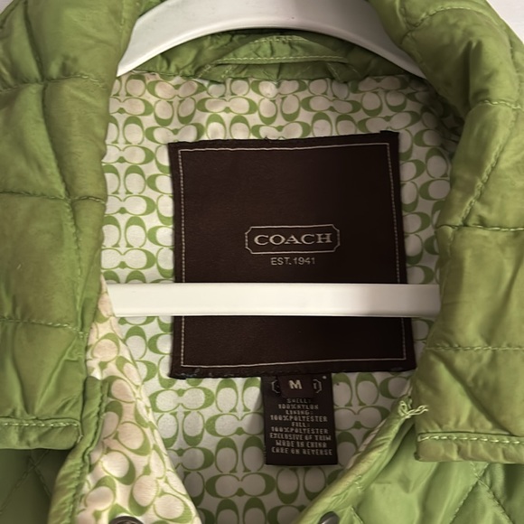 Coach jacket. Size medium. - Picture 2 of 4